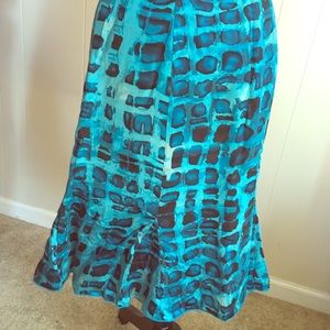 100% silk skirt